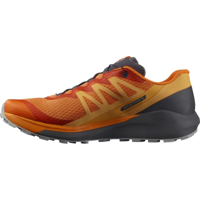 Sapatilhas Trail Running Salomon Sense Ride 4 Masculino Laranja | PT W37421